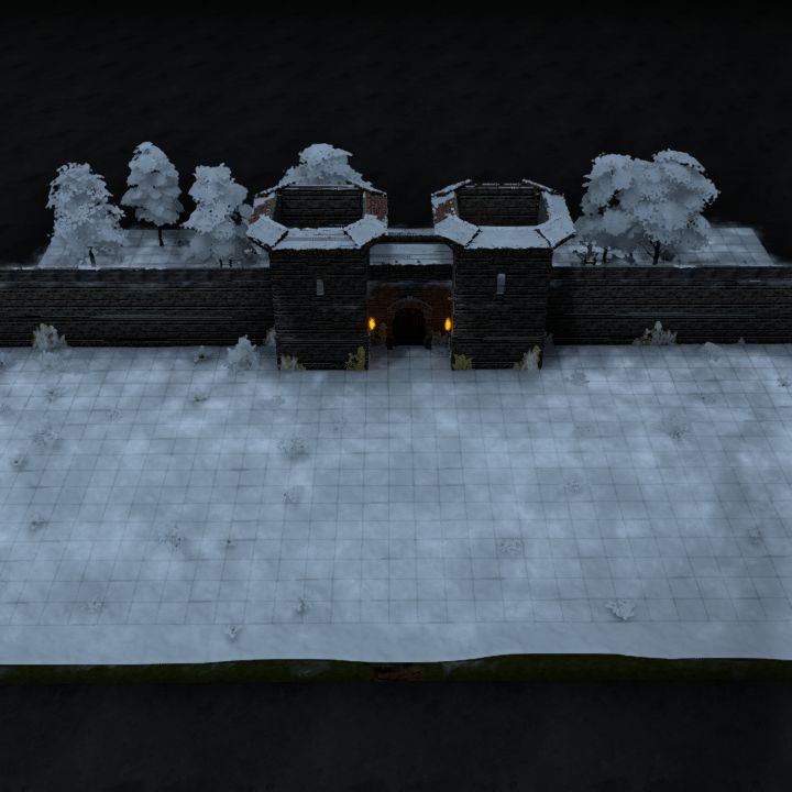 Gatehouse Krezk - Winter - CoS - Barovia