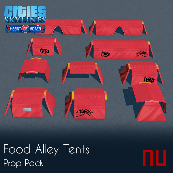 Food Alley Tents (Prop Pack)