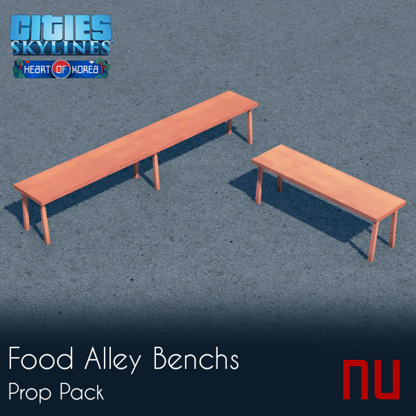 Food Alley Benchs (Prop Pack)