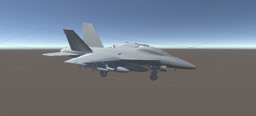 F-18F on SEAD Combat Air Patrol