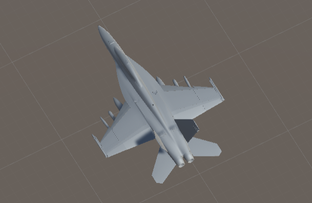 F-18F on Bombing Run