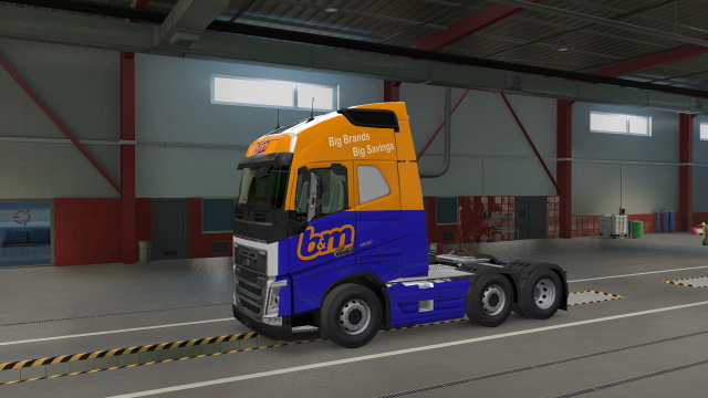 B&M Volvo FH Classic Truck Skin
