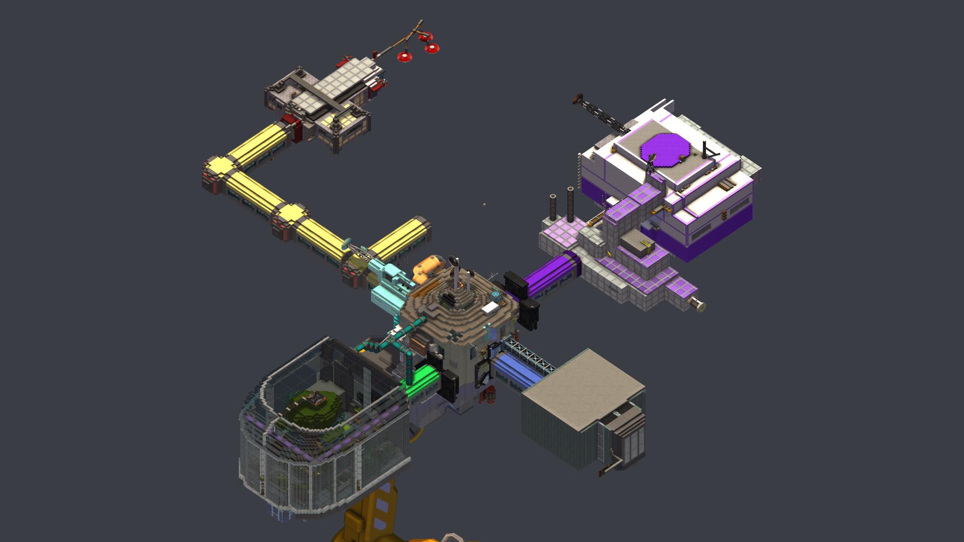 Hide and Seek: Modular Space Station