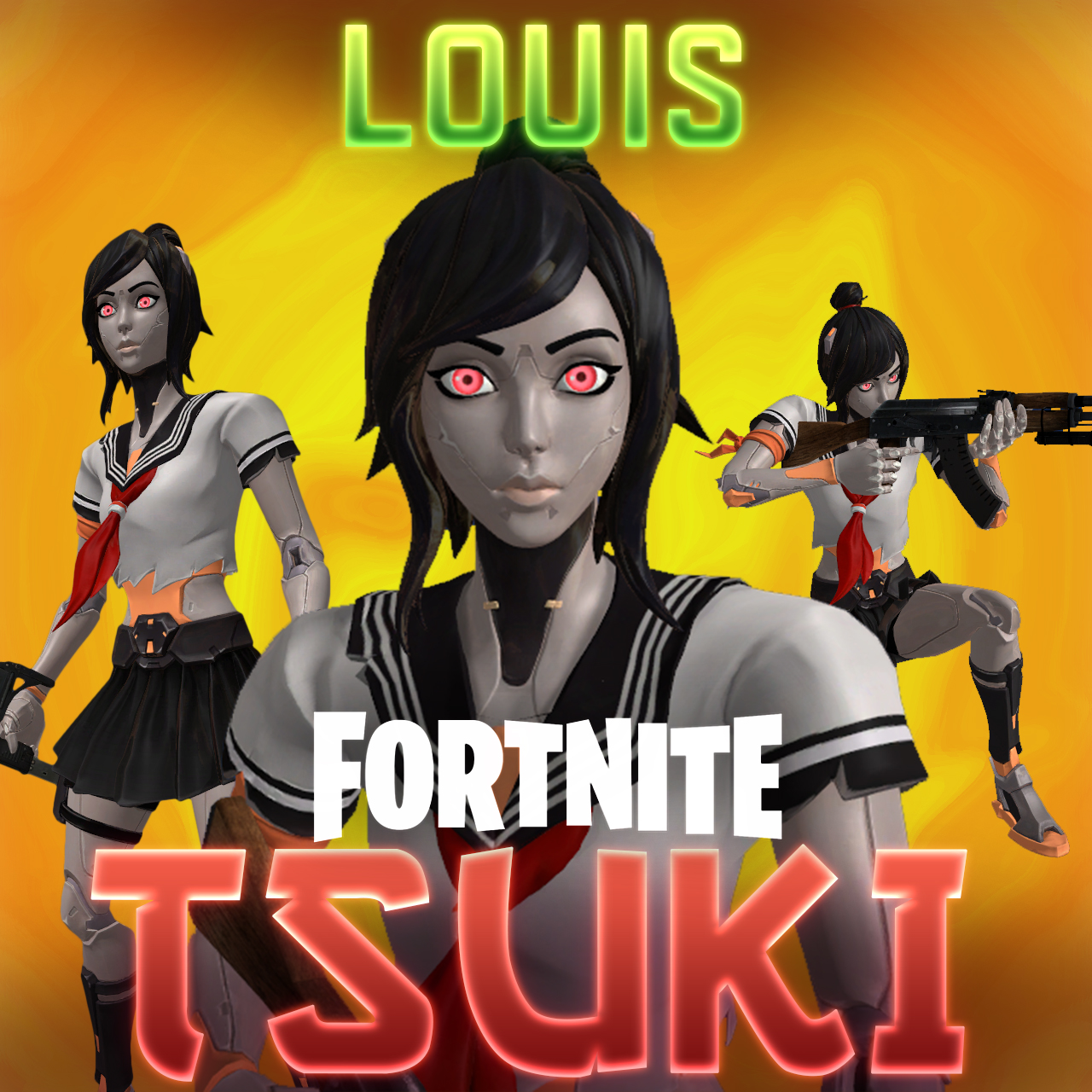 [COMM] Fortnite: Tsuki - Louis
