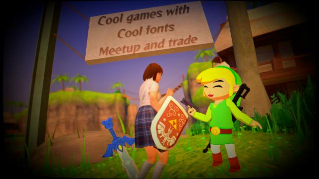 L4D2 -Arcade- / TLOZ Wind Waker Font Replacer (Reggae One)