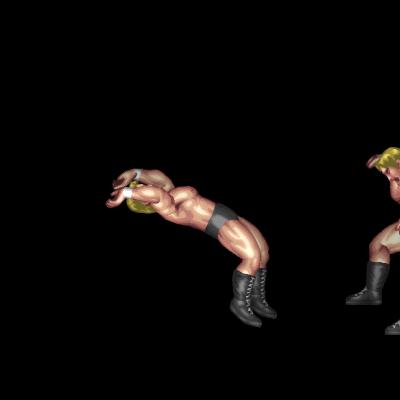 Backflip Shoulder Thrust