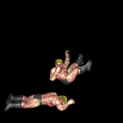 Jumping Elbow Drop (face down, near head)