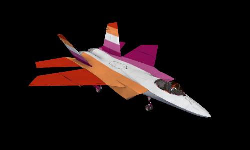 FA-26 lesbian flag