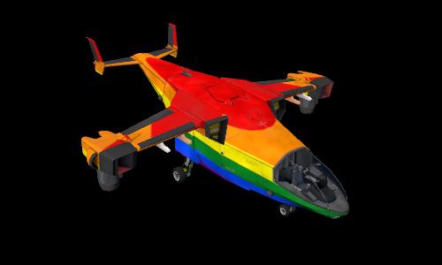 AV-42 pride flag