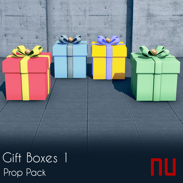 Gift Boxes 1 (Prop Pack)