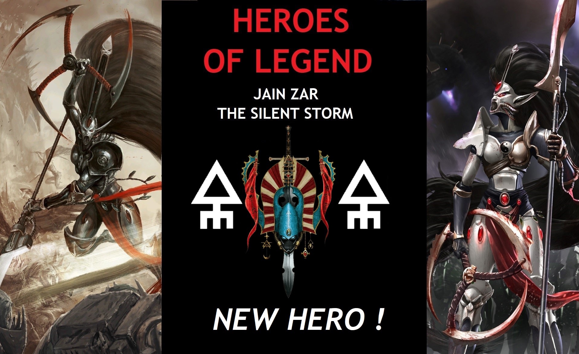 HEROES OF LEGEND - JAIN ZAR "THE SILENT STORM" (New Hero)