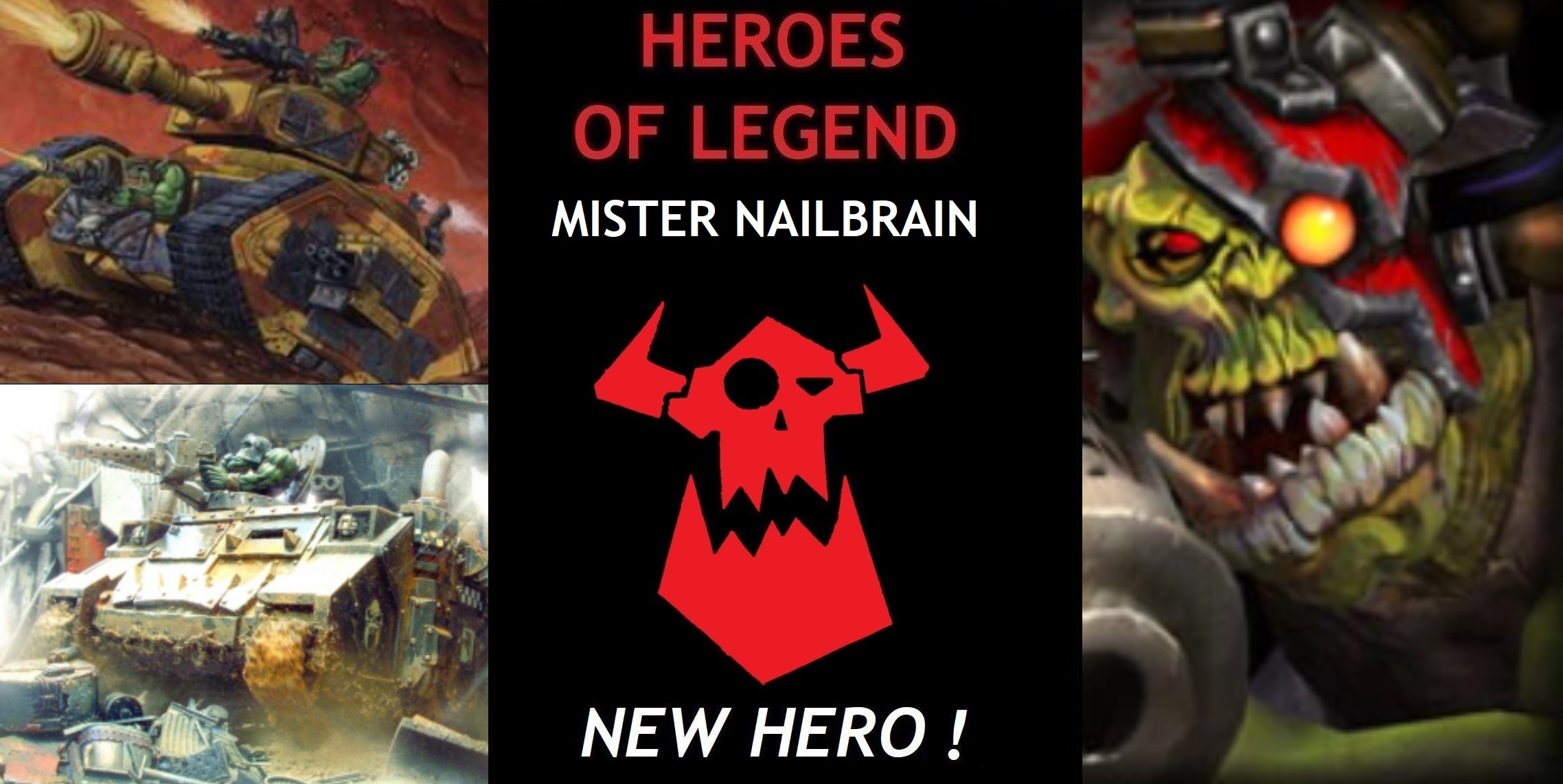 HEROES OF LEGEND - MISTER NAILBRAIN (New Hero)