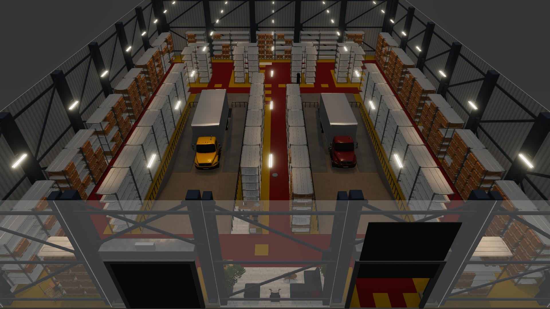Warehouse 74 shalves (I1)