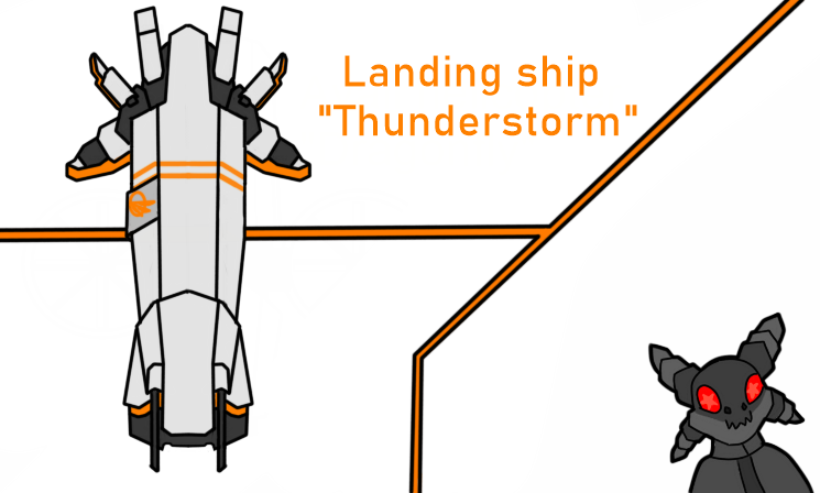 The landing ship Avali "Thunderstorm" (Abandoned)