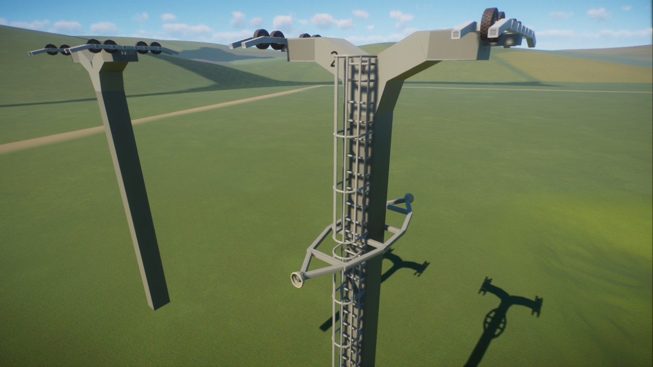Realistic Gondola Track Support