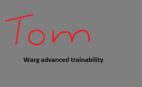 Warg Advanced Again