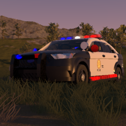 Ford Police Taurus Interceptor With side runners and traffic Advisor