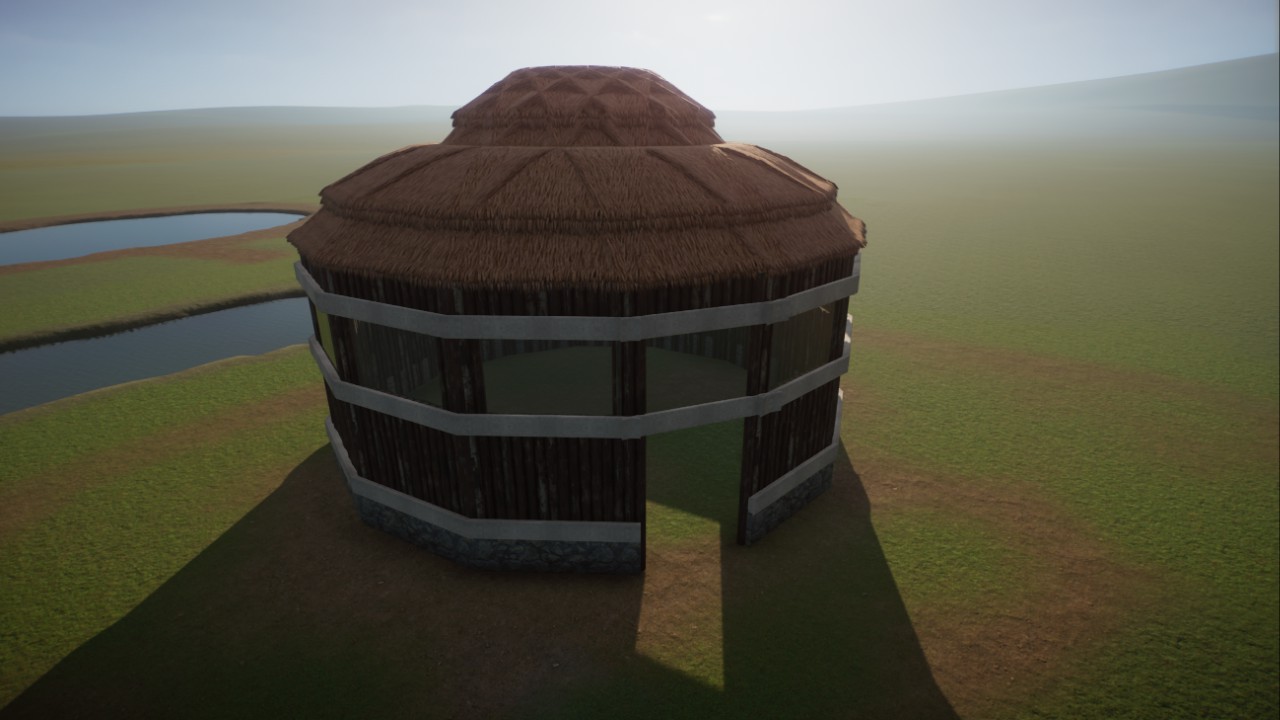 Wooden shelter