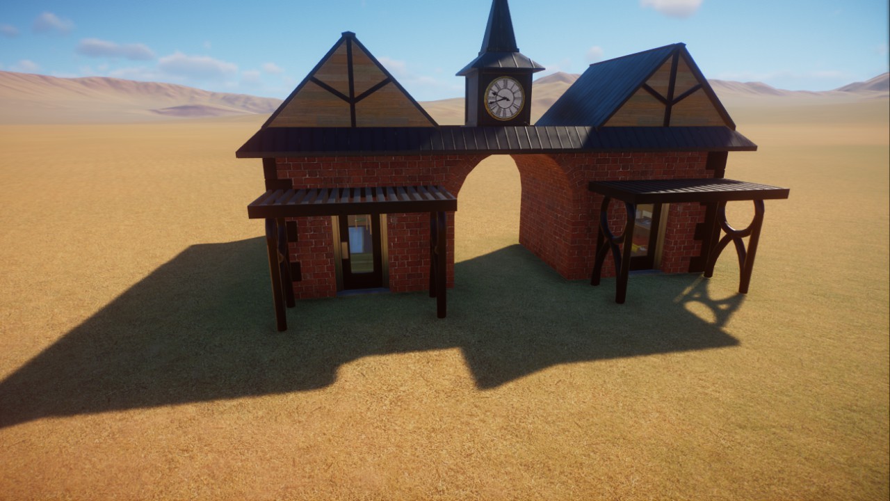 Keepers hut building
