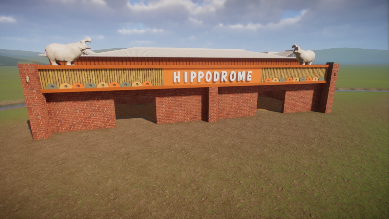 Large shelter for Hippopotamus
