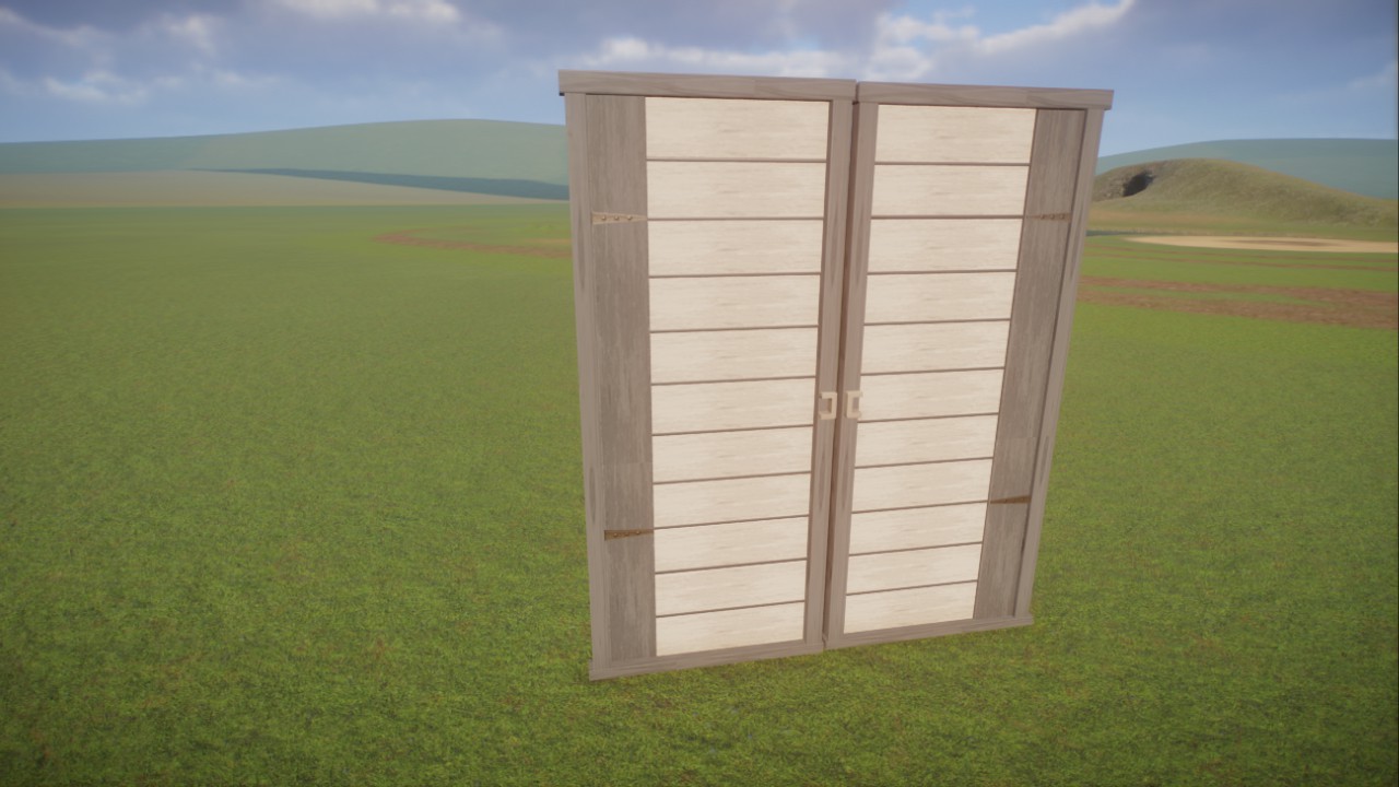 Toilet doors