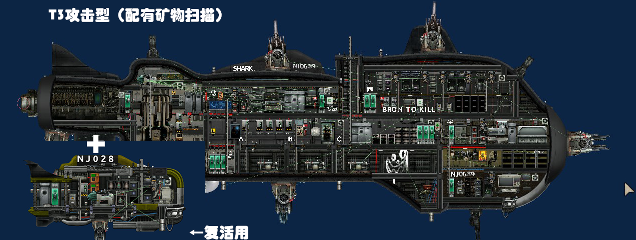 哈士奇的纳金帝国船只包（Husky's ship pack)【摸鱼不定期更新】 – Barotrauma Mod