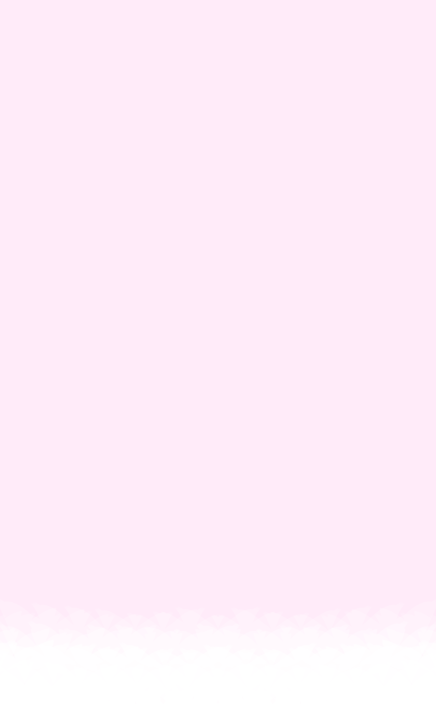 Pink wallpaper with white trim