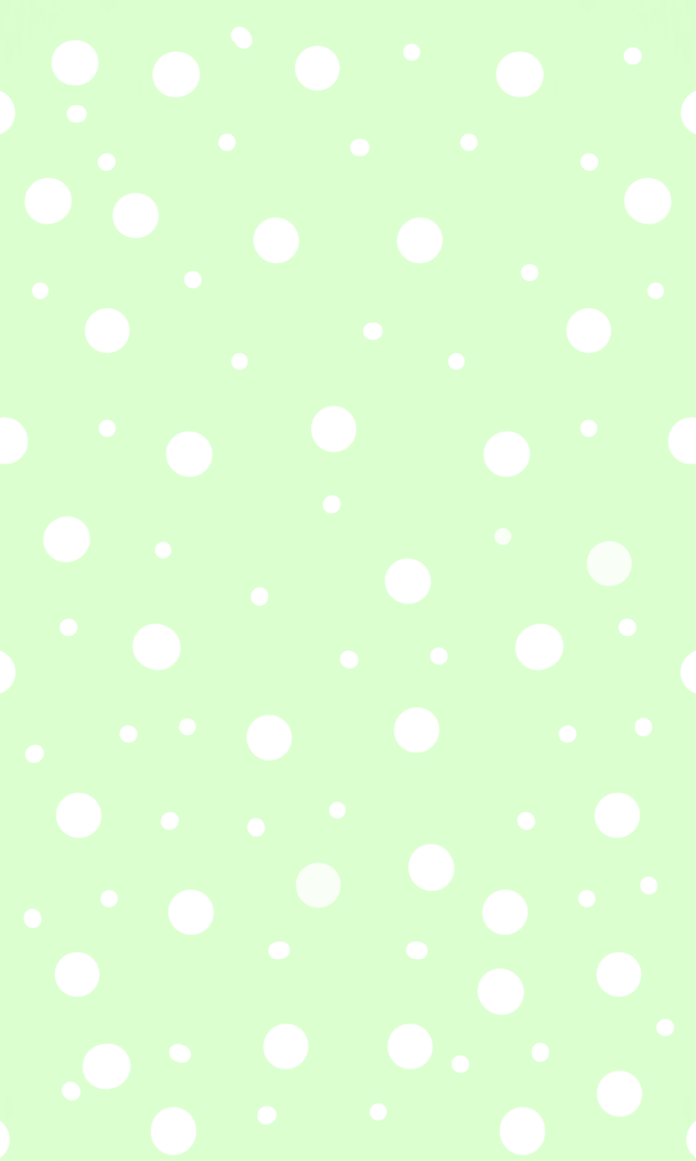 pastel green polkadot wall