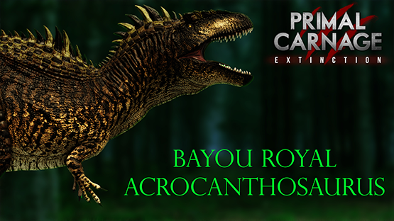 Bayou Royal Acrocanthosaurus