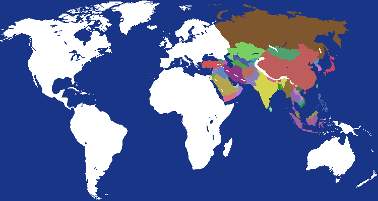 Earth but the Asian nations have colonies