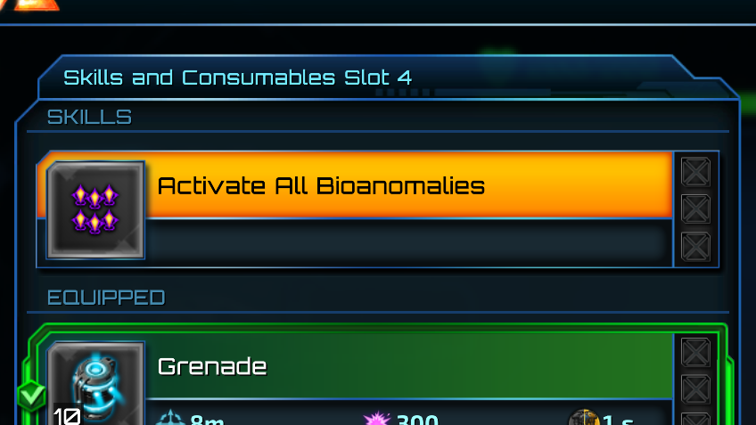 Activate All Bioanomalies Skill