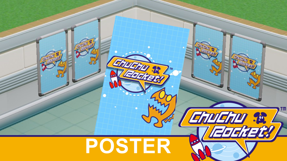 Chu Chu Rocket Poster CAT