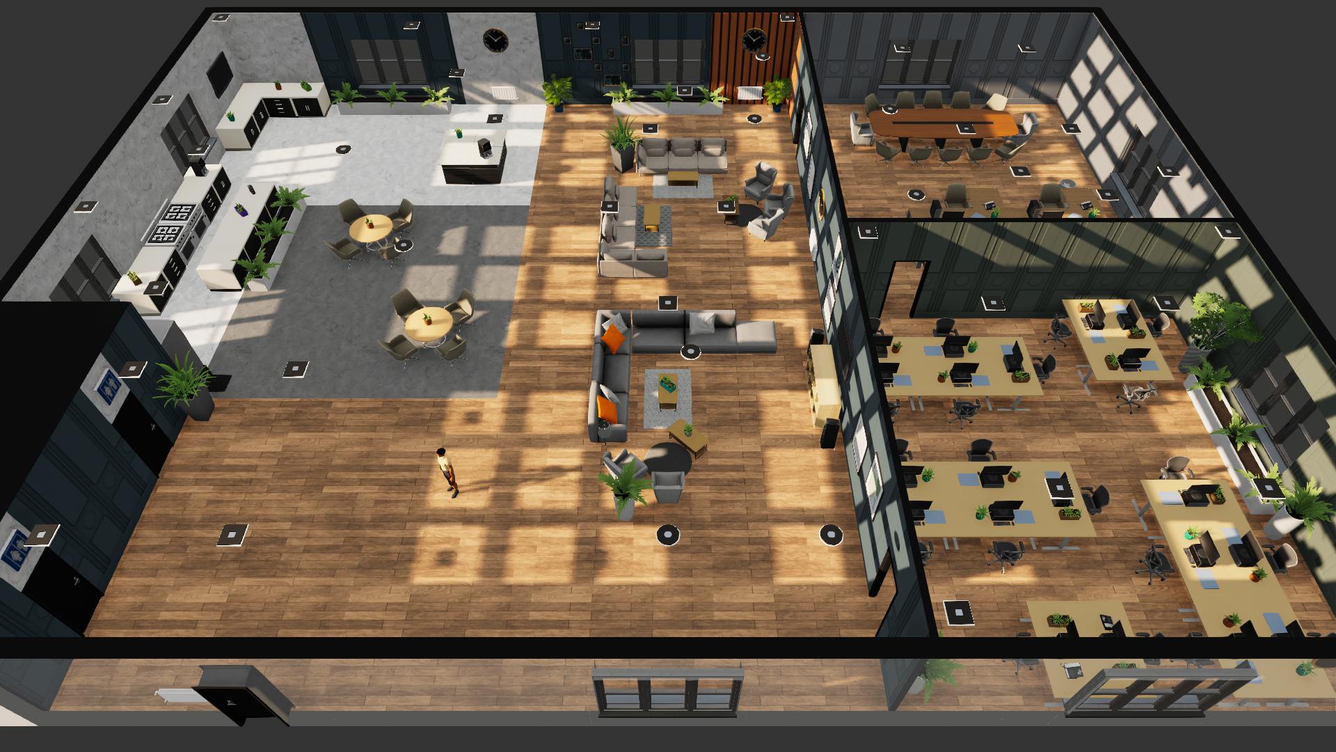 (K1) Complete Mini-HQ 25 desks preview