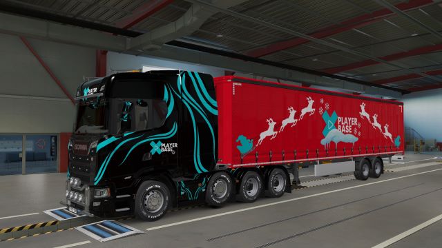 Xmas PlayerBase VTC Trailer Skin