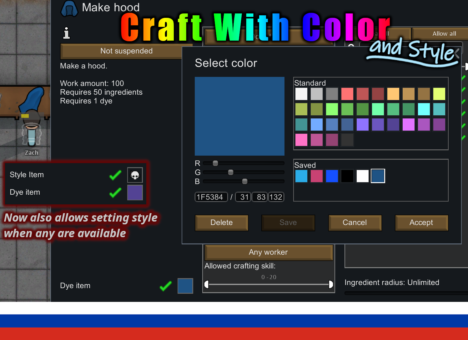 Craft with Color Russian