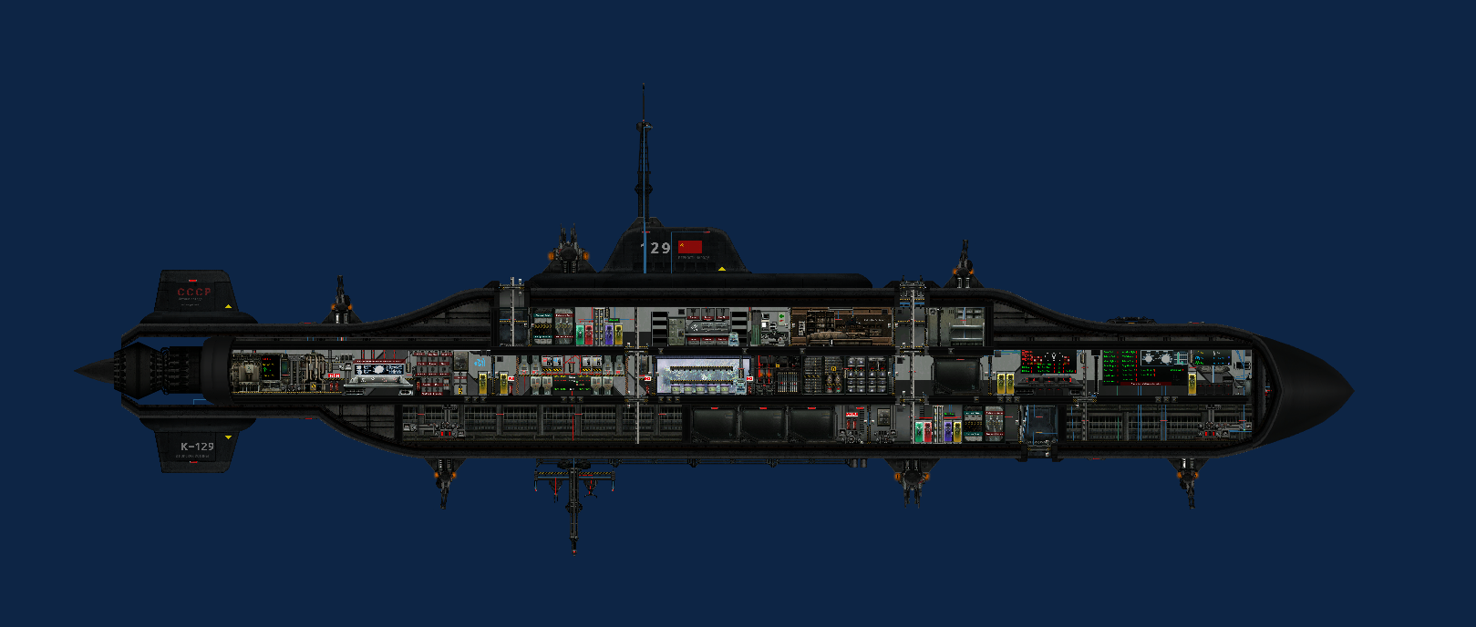K-129M [Discovery] – Barotrauma Mod