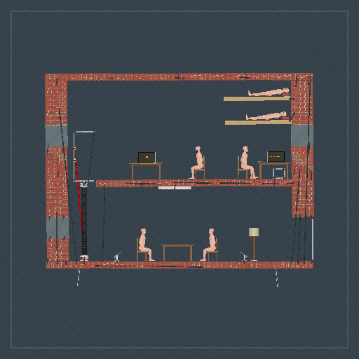 house with elevator