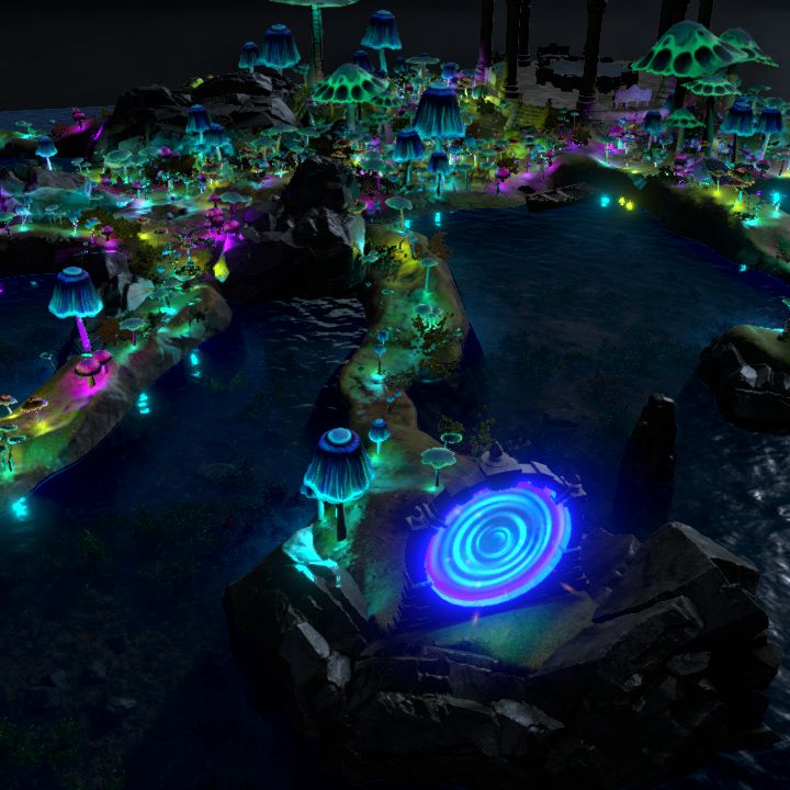 Glowing Mushroom Island