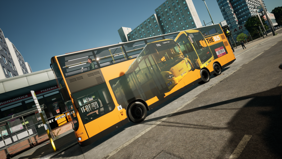 The Bus Werbung für denn DD-MAN Bus Lackierung