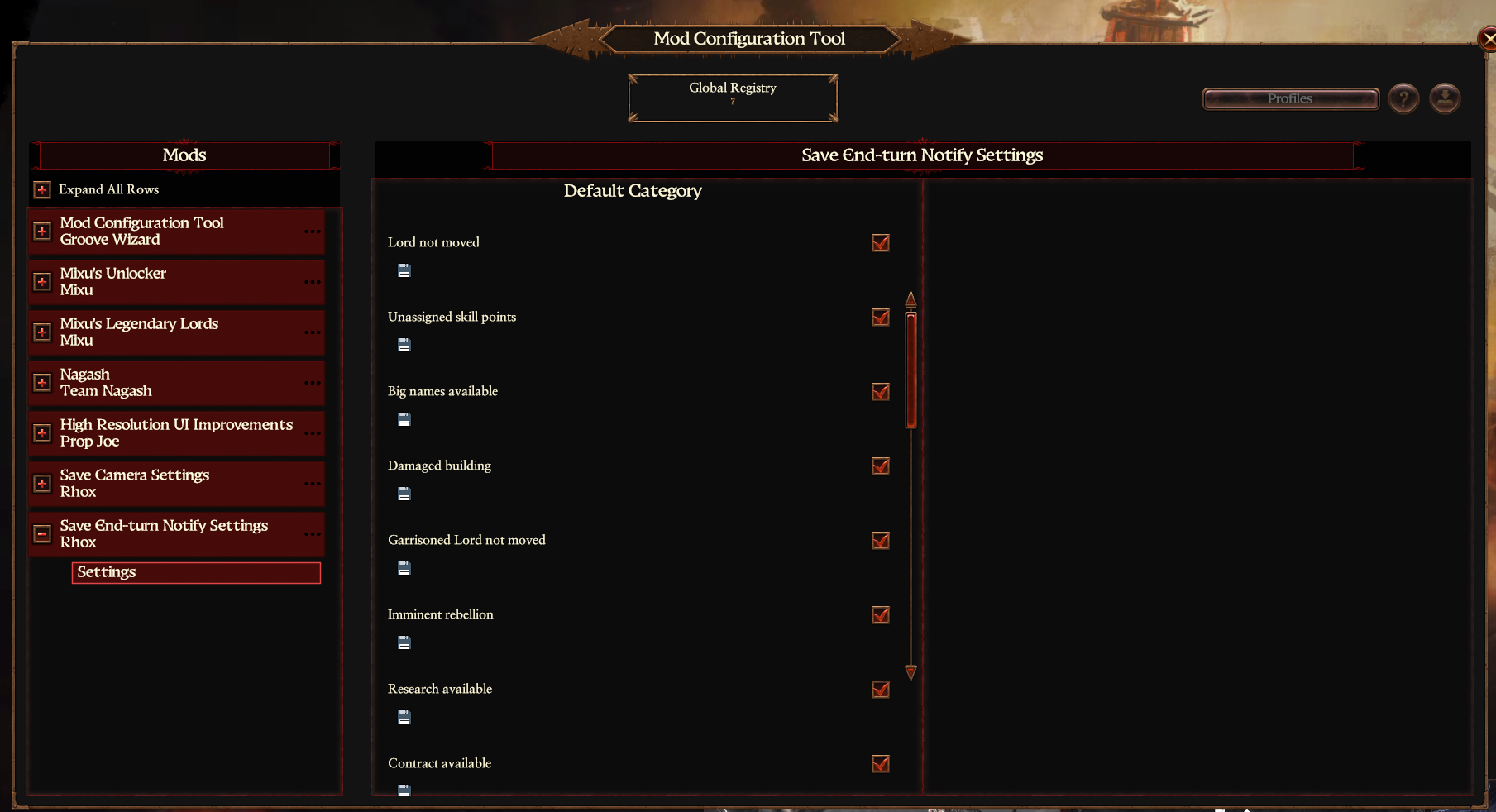 Save End-Turn Notify Setting