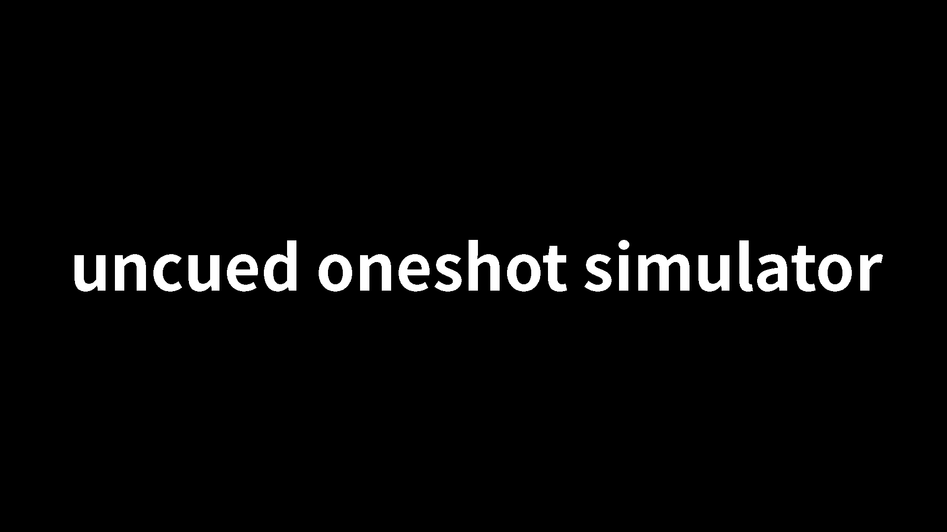 WolfPlay013 - Uncued Oneshots Simulator