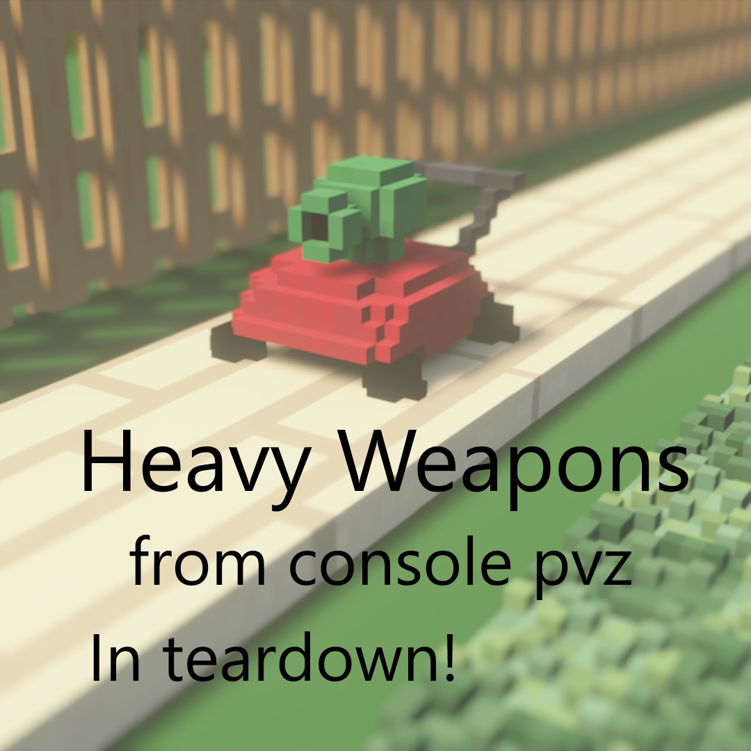 Heavy weapons mini-game from Pvz!