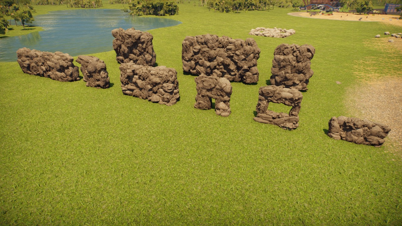 Rock wall building kit
