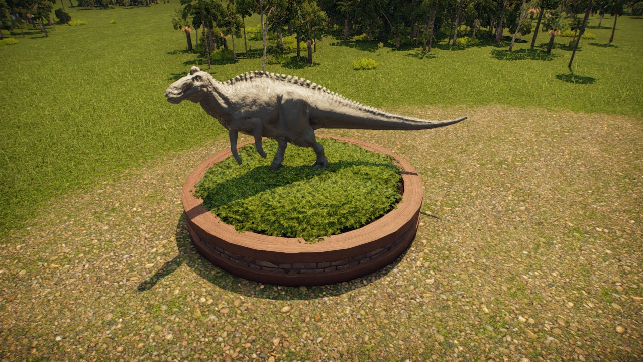 edmontosaurus statue