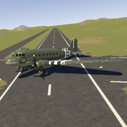 Douglas C-47 Skytrain D-Day Troop/Paratrooper Transport by Uncle T