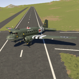 Douglas C-47 Skytrain D-Day Aerial Ambulance by Uncle T