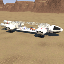 Space: 1999 - Eagle Transporter w Pallet Pod