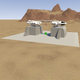 Space: 1999 - Eagle Transporter w Pincer Grab Loading Station