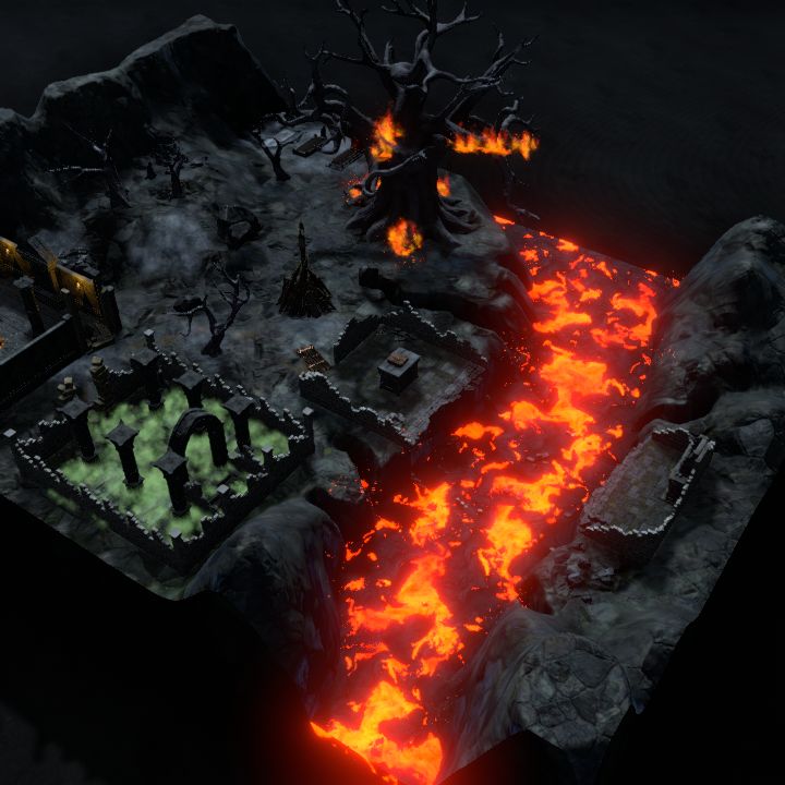 Fiery Ruins