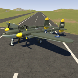 Lockheed P-38L Lightning w Bombs 1.3 by Uncle T